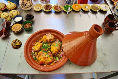 Clase de cocina en un riad en Marrakech