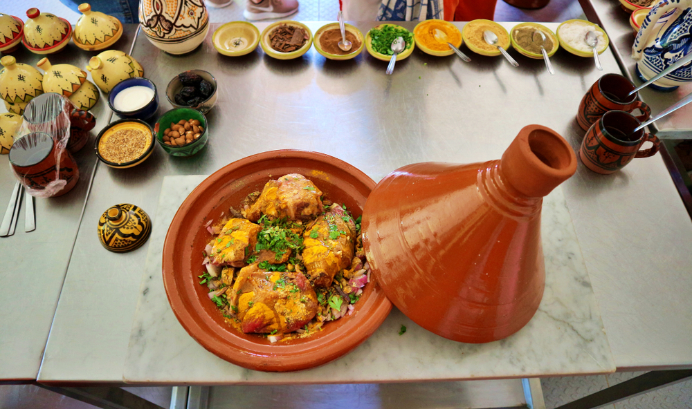 Clase de cocina en un riad en Marrakech