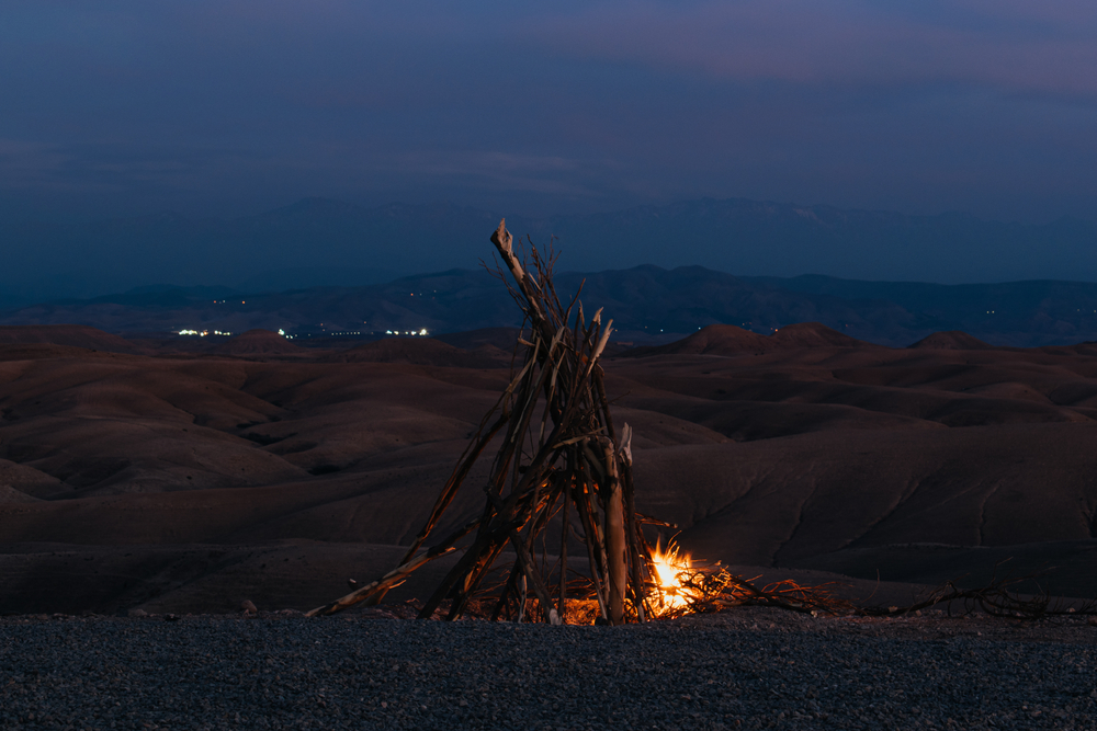 Noche en el desierto Agafay desde Marrakech